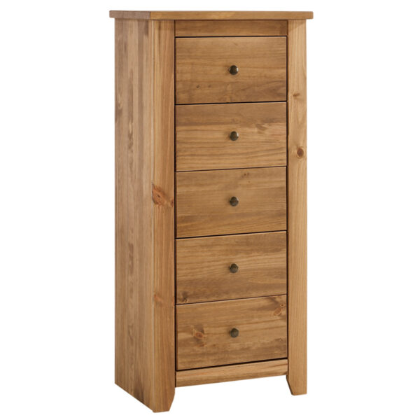 Heathrow 5 Drawer Chest | Pine | Self Assembly