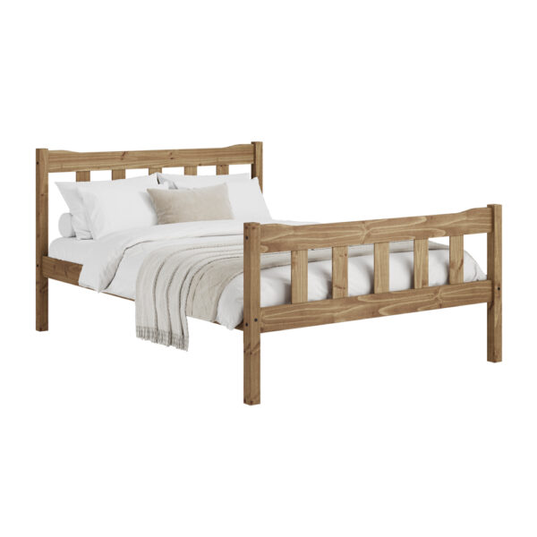 Heathrow 4.6 Double Bed | Pine
