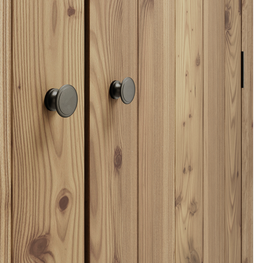 Heathrow 2 Door Wardrobe | Pine