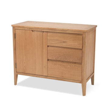 Aprillia 1 Door 3 Drawer Sideboard | Oak