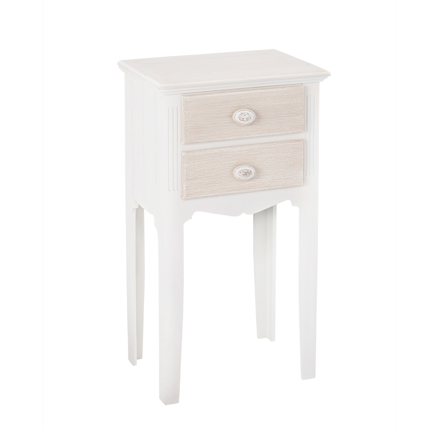 Stamford 2 Drawer Bedside Table Oak World