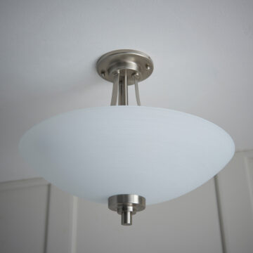 Welles Ceiling Lamp | Satin Chrome