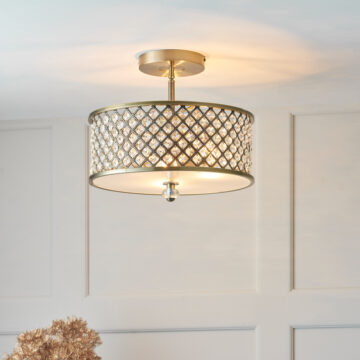 Hudson Ceiling Lamp | Antique Brass