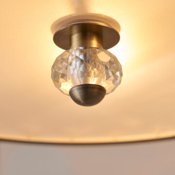Hudson Ceiling Lamp | Antique Brass