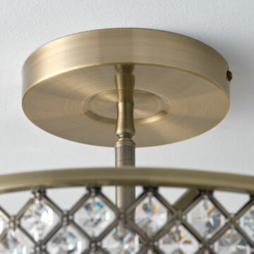 Hudson Ceiling Lamp | Antique Brass