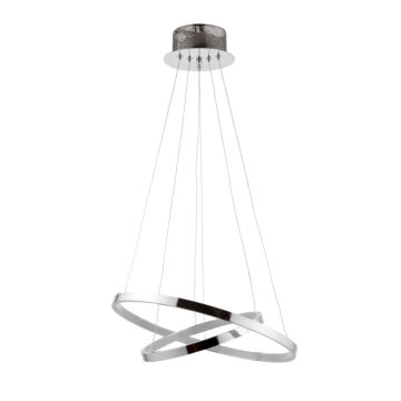 Chrome Kline 2 Pendant Light