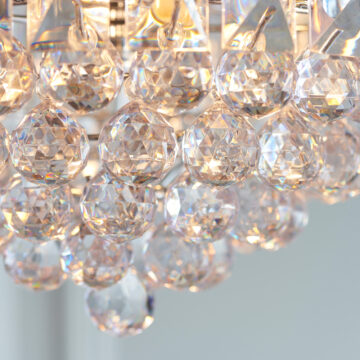 Fargo 3 Pendant Light | Brass 380mm
