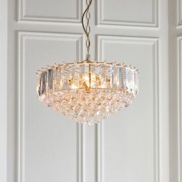 Fargo 3 Pendant Light | Chrome | 380mm