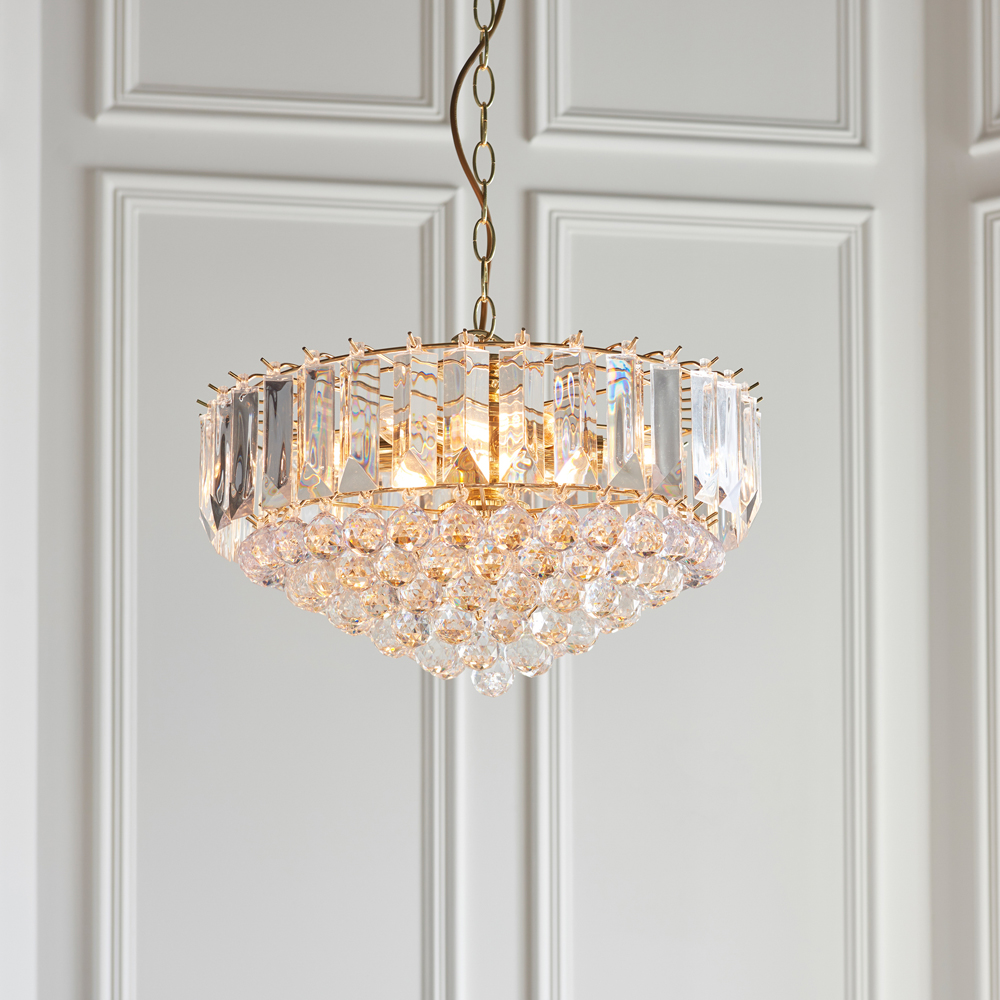 Fargo 3 Pendant Light | Chrome | 380mm