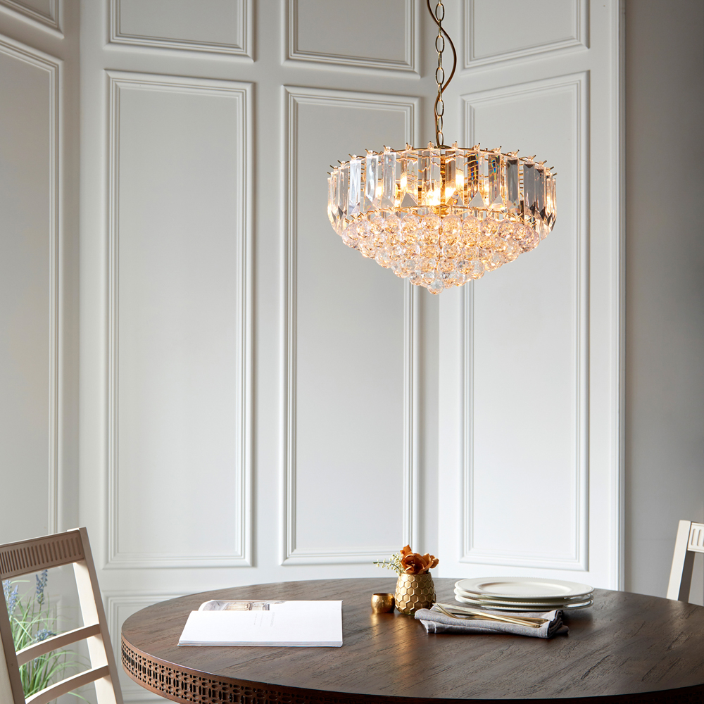 Fargo 3 Pendant Light | Chrome | 380mm