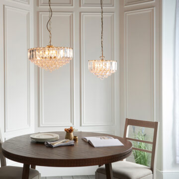 Fargo 3 Pendant Light | Chrome | 380mm