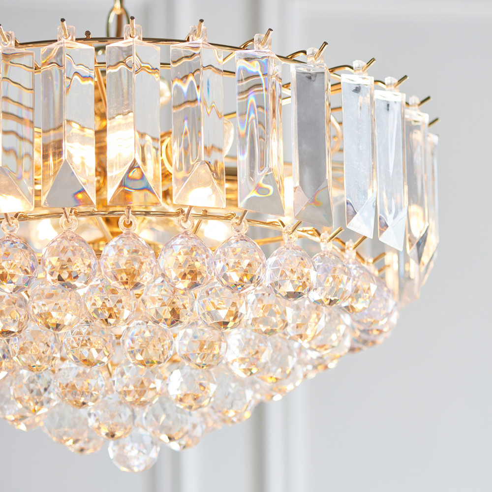 Fargo 3 Pendant Light | Chrome | 380mm