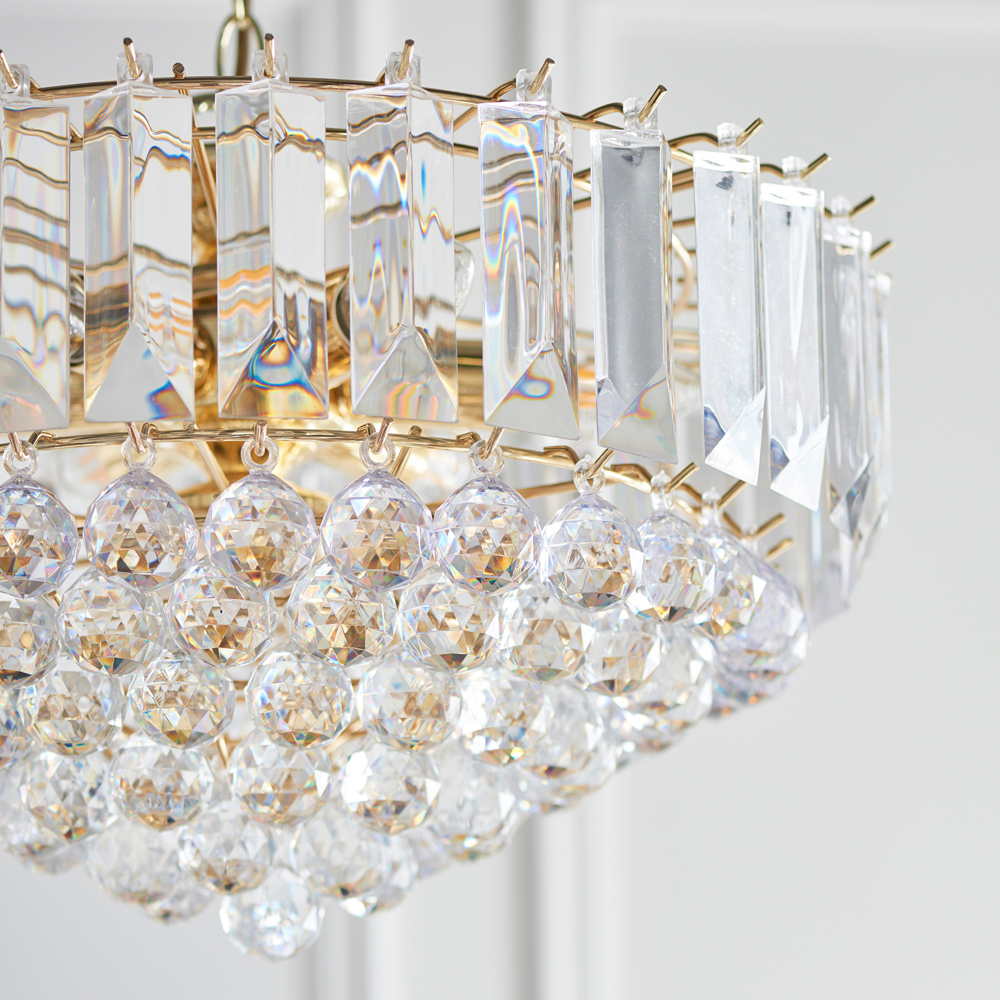 Fargo 3 Pendant Light | Chrome | 380mm