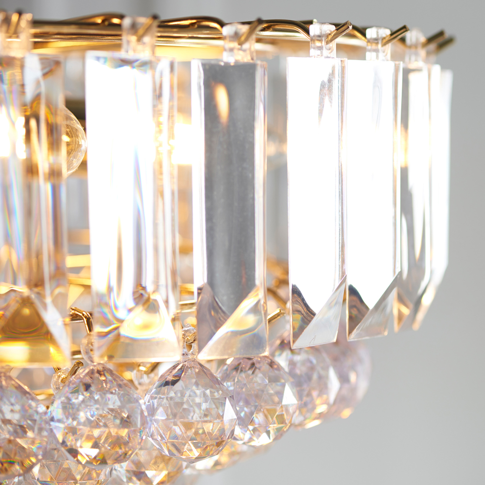 Fargo 3 Pendant Light | Chrome | 380mm