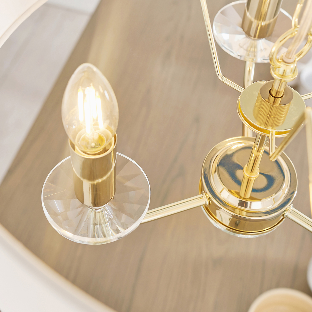 Nixon 3 Pendant Light | Brass