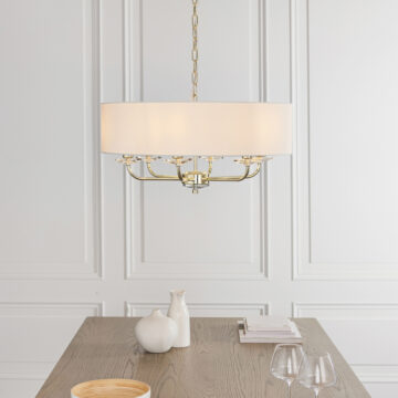 Nixon 6 Pendant Light | Brass