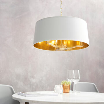 Harvey 1 Pendant Light | Brushed Gold