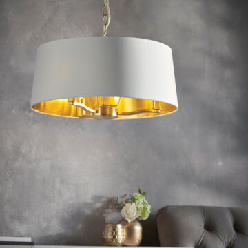 Harvey 1 Pendant Light | Brushed Gold