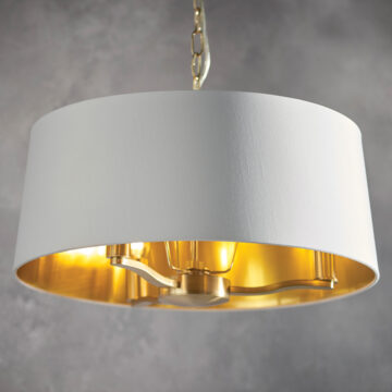 Harvey 1 Pendant Light | Brushed Gold