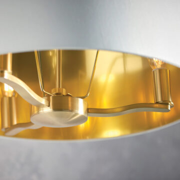 Harvey 1 Pendant Light | Brushed Gold