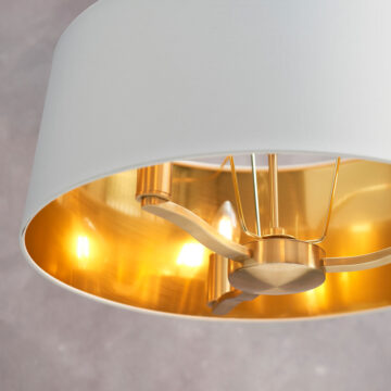 Harvey 1 Pendant Light | Brushed Gold