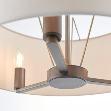 Daley Pendant | Antique Bronze 395-655mm
