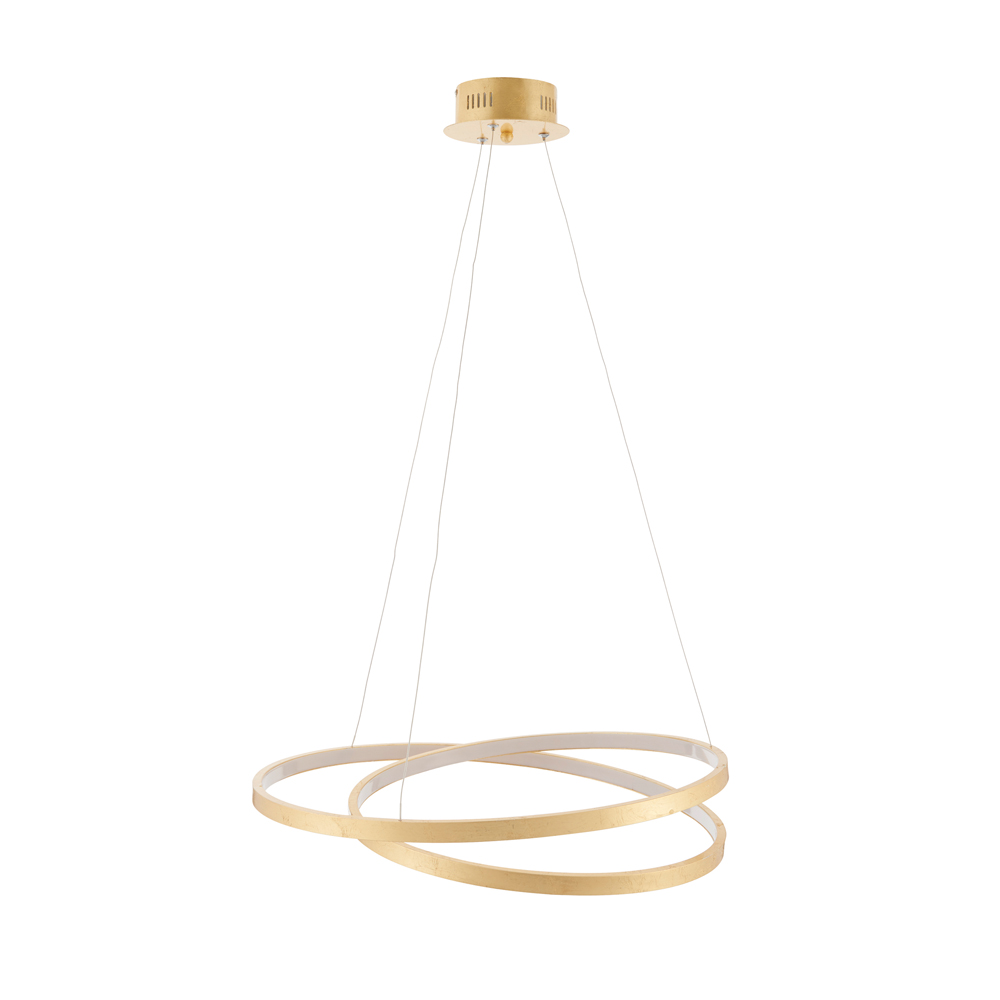 Gold Scribble Pendant Light