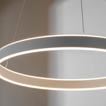 Silver Gen Pendant Light | Matt Nickel