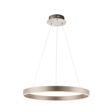 Silver Gen Pendant Light | Matt Nickel