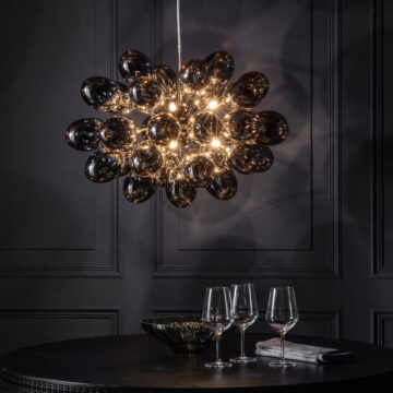 Infinity 8 Pendant Light | Black | Chrome
