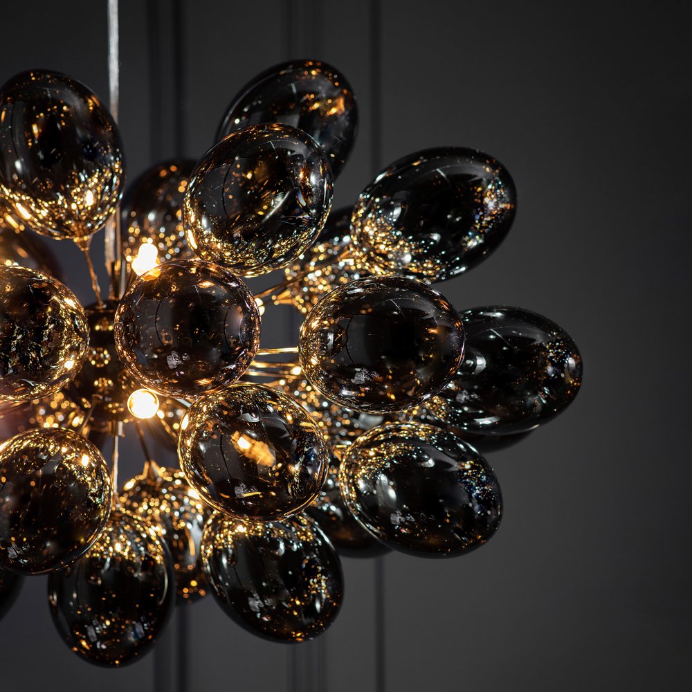 Infinity 8 Pendant Light | Black | Chrome