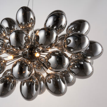 Infinity 8 Pendant Light | Black | Chrome