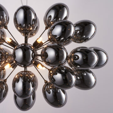 Infinity 8 Pendant Light | Black | Chrome
