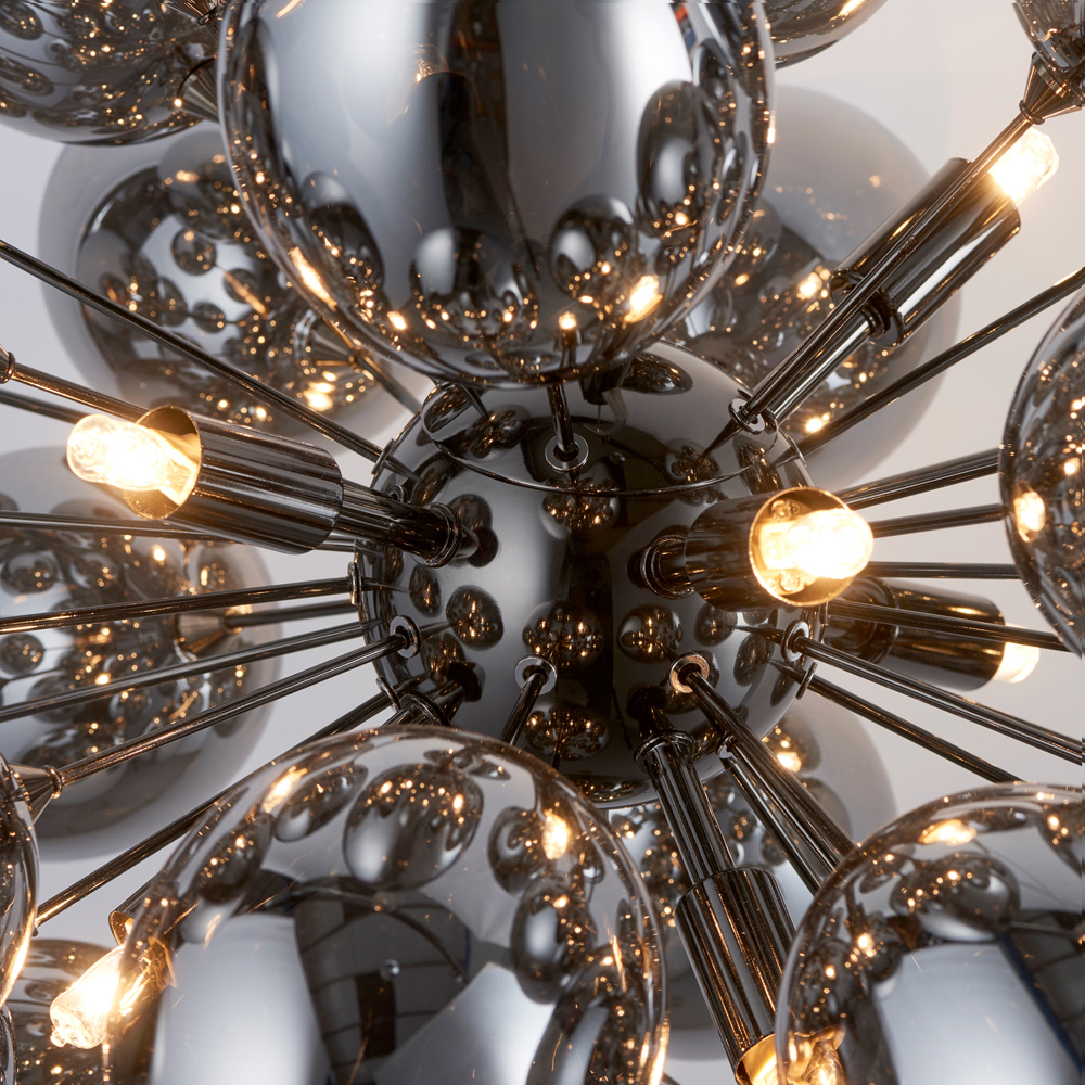 Infinity 8 Pendant Light | Black | Chrome