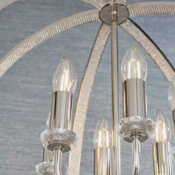 Silver Ritz 6 Pendant Light
