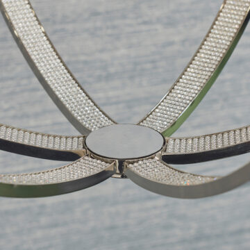 Silver Ritz 6 Pendant Light