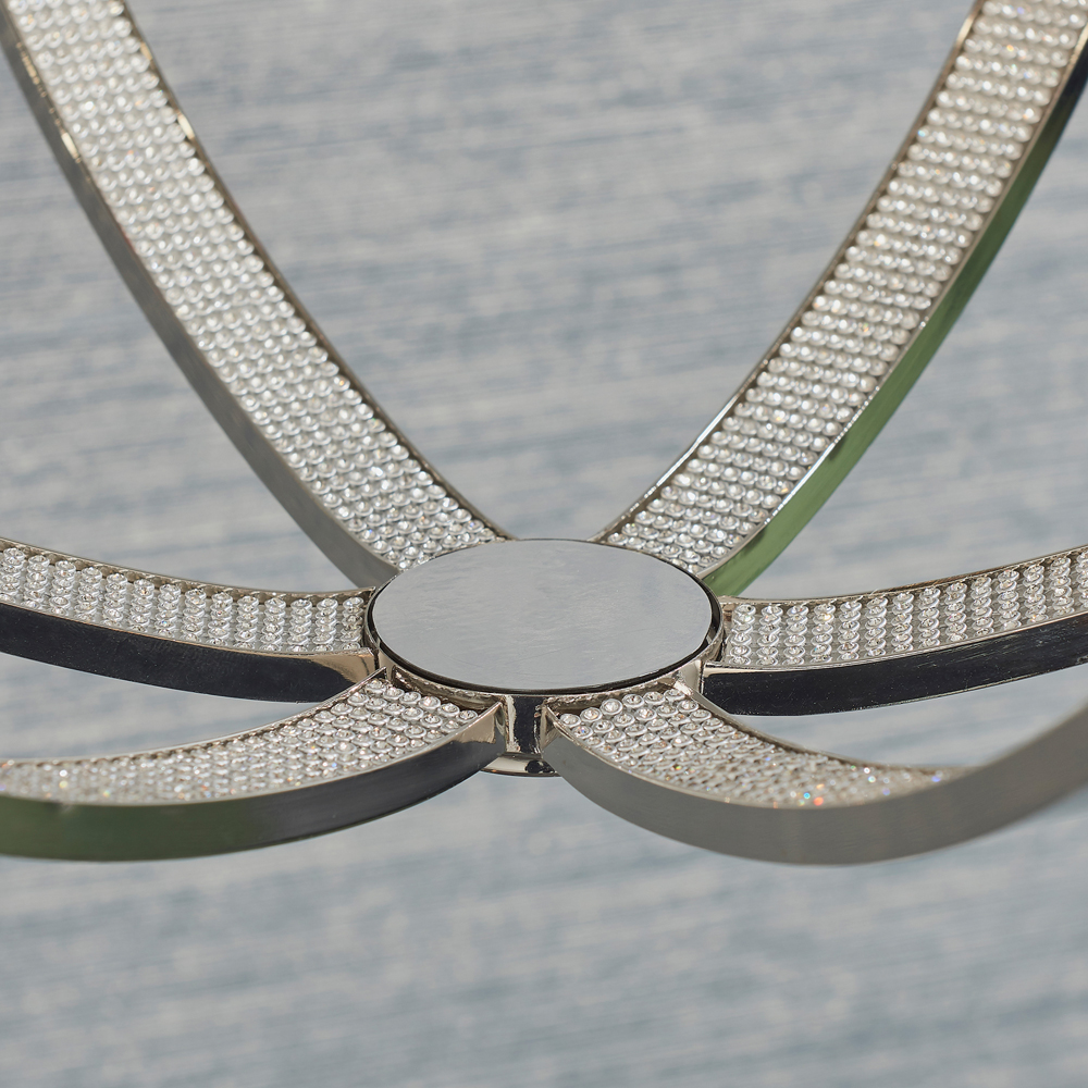 Silver Ritz 6 Pendant Light