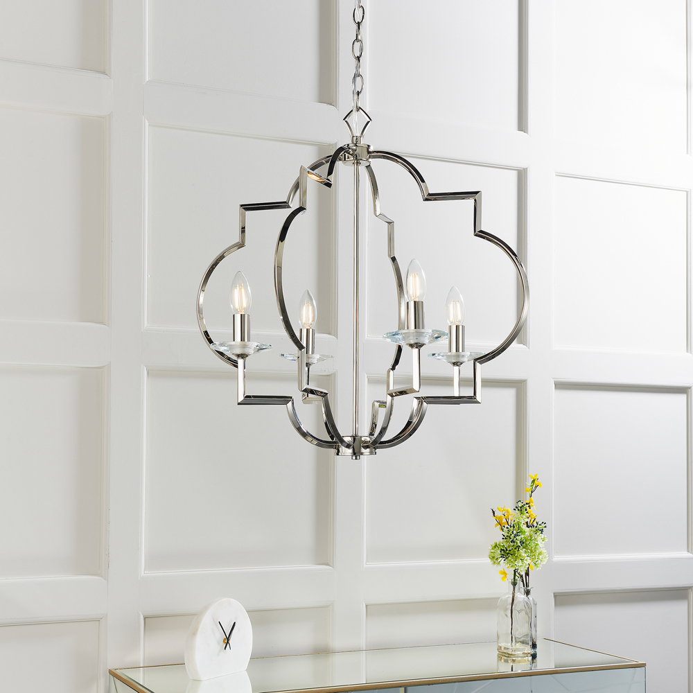 Silver Garland Pendant Light
