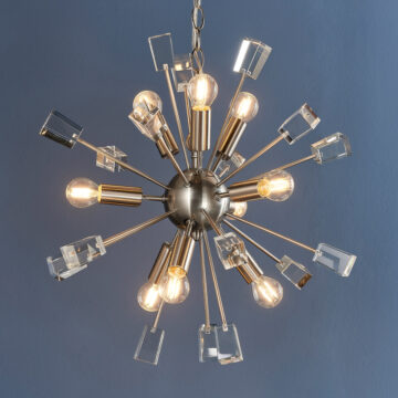 Silver Miro 9 Pendant Light | Nickel