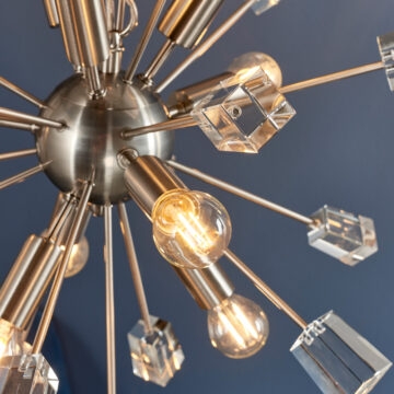 Silver Miro 9 Pendant Light | Nickel