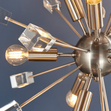 Silver Miro 9 Pendant Light | Nickel