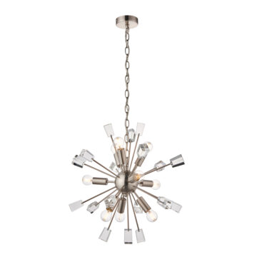 Silver Miro 9 Pendant Light | Nickel