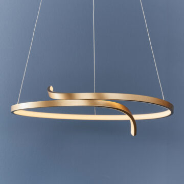 Rase Pendant Light | Brushed Gold