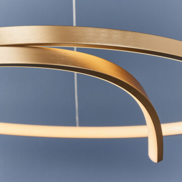 Rase Pendant Light | Brushed Gold