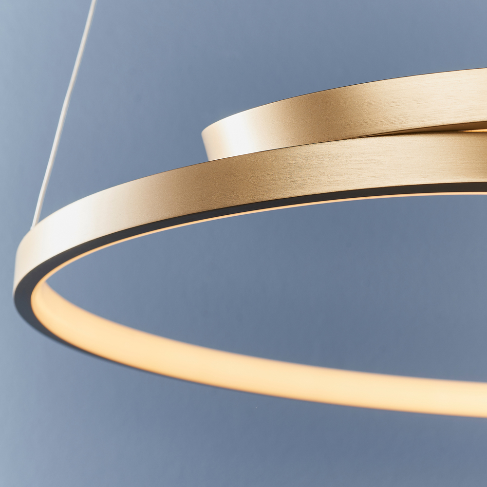 Rase Pendant Light | Brushed Gold