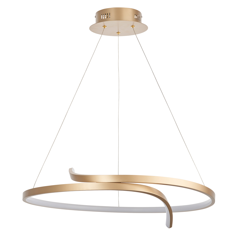 Rase Pendant Light | Brushed Gold