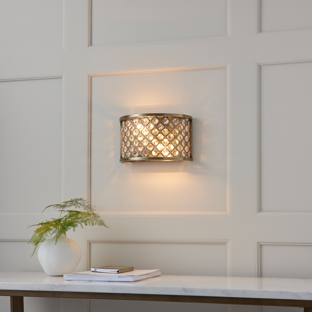 Hudson Wall Light | Antique Brass 150x255mm