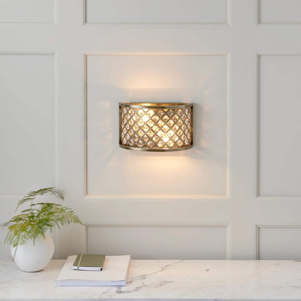 Hudson Wall Light | Antique Brass 150x255mm