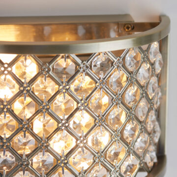 Hudson Wall Light | Antique Brass 150x255mm