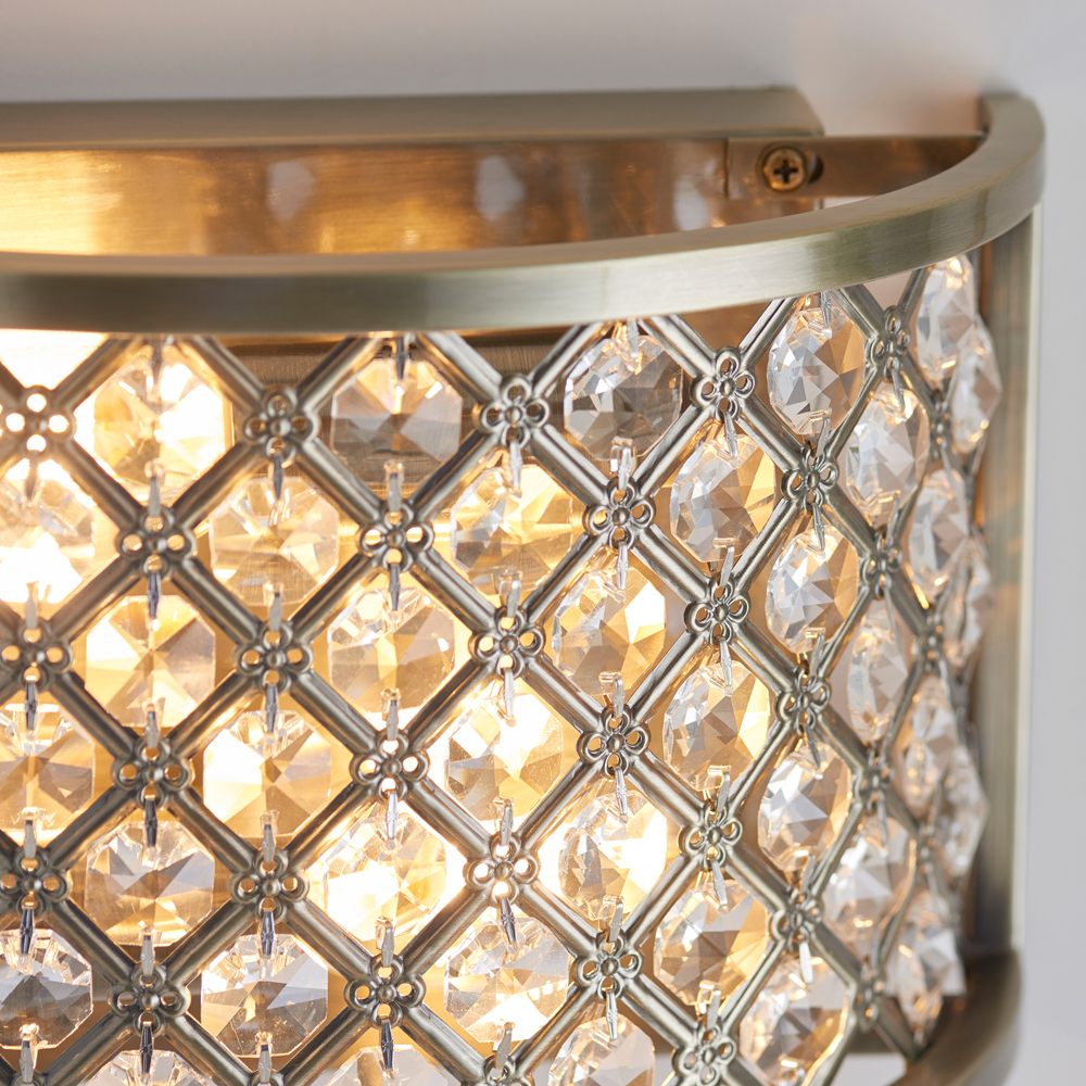 Hudson Wall Light | Antique Brass 150x255mm